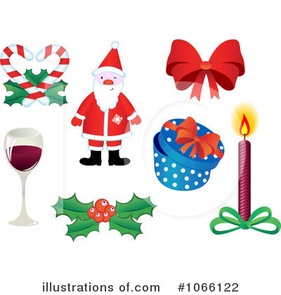 Christmas Candle Clipart #1066122 by Vector Tradition SM
