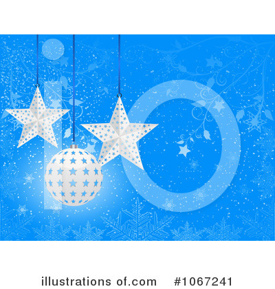 Christmas Stars Clipart #1067241 by elaineitalia