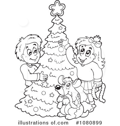 Royalty-Free (RF) Christmas Clipart Illustration by visekart - Stock Sample #1080899