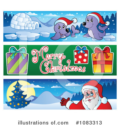 Royalty-Free (RF) Christmas Clipart Illustration by visekart - Stock Sample #1083313