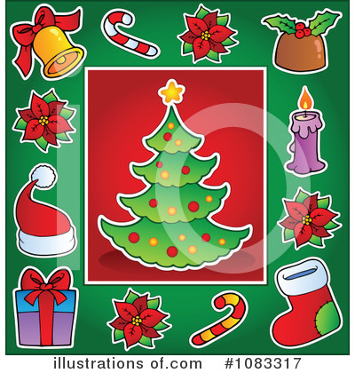 Royalty-Free (RF) Christmas Clipart Illustration by visekart - Stock Sample #1083317