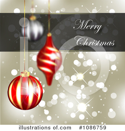 Merry Christmas Clipart #1086759 by vectorace