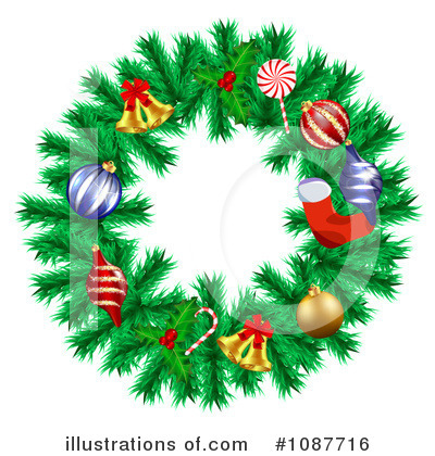 Royalty-Free (RF) Christmas Clipart Illustration by vectorace - Stock Sample #1087716