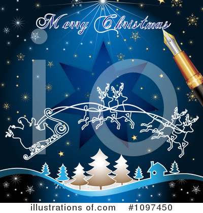 Royalty-Free (RF) Christmas Clipart Illustration by merlinul - Stock Sample #1097450
