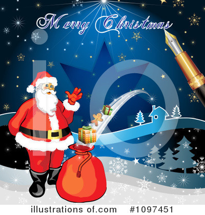 Royalty-Free (RF) Christmas Clipart Illustration by merlinul - Stock Sample #1097451