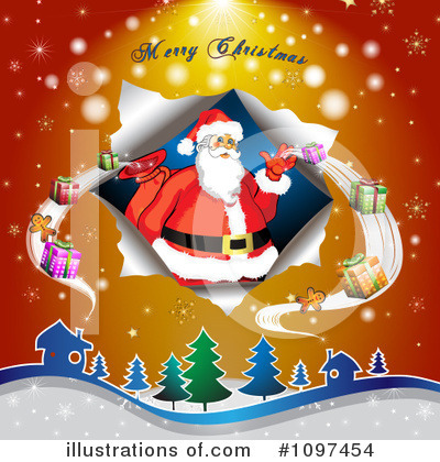 Royalty-Free (RF) Christmas Clipart Illustration by merlinul - Stock Sample #1097454