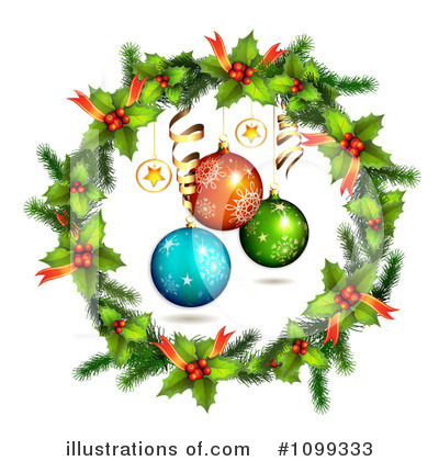Royalty-Free (RF) Christmas Clipart Illustration by merlinul - Stock Sample #1099333