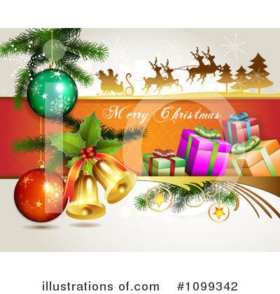 Royalty-Free (RF) Christmas Clipart Illustration by merlinul - Stock Sample #1099342