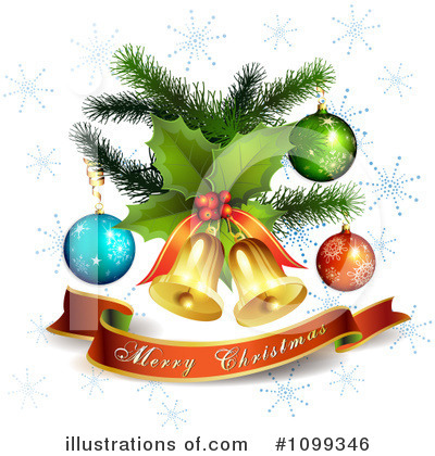 Royalty-Free (RF) Christmas Clipart Illustration by merlinul - Stock Sample #1099346