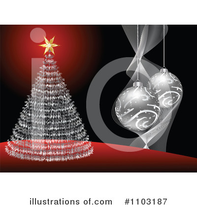 Christmas Tree Clipart #1103187 by Andrei Marincas