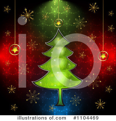 Christmas Tree Clipart #1104469 by merlinul