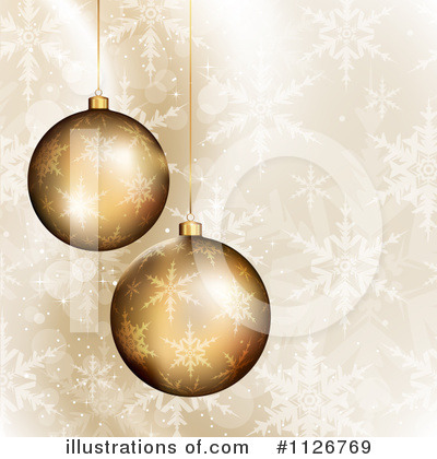 Christmas Ornaments Clipart #1126769 by TA Images