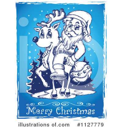 Royalty-Free (RF) Christmas Clipart Illustration by visekart - Stock Sample #1127779