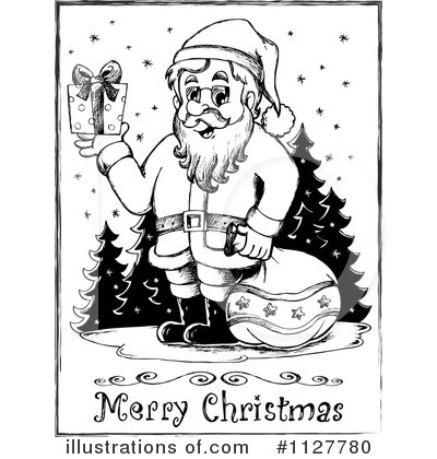 Royalty-Free (RF) Christmas Clipart Illustration by visekart - Stock Sample #1127780