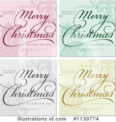 Merry Christmas Clipart #1139774 by BestVector