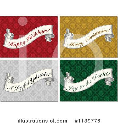 Merry Christmas Clipart #1139778 by BestVector