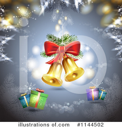 Christmas Bells Clipart #1144502 by merlinul
