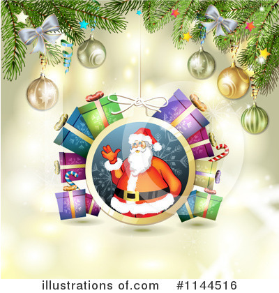 Royalty-Free (RF) Christmas Clipart Illustration by merlinul - Stock Sample #1144516