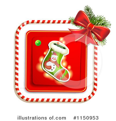 Christmas Stocking Clipart #1150953 by merlinul