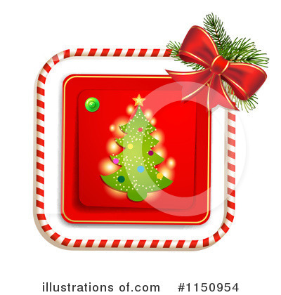 Christmas Tree Clipart #1150954 by merlinul