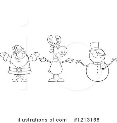 Royalty-Free (RF) Christmas Clipart Illustration by Hit Toon - Stock Sample #1213168
