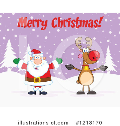 Royalty-Free (RF) Christmas Clipart Illustration by Hit Toon - Stock Sample #1213170