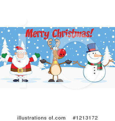 Royalty-Free (RF) Christmas Clipart Illustration by Hit Toon - Stock Sample #1213172