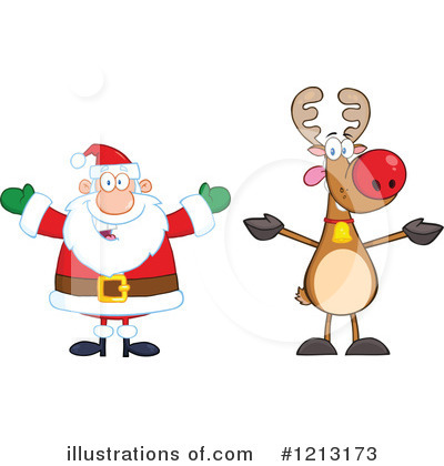Royalty-Free (RF) Christmas Clipart Illustration by Hit Toon - Stock Sample #1213173
