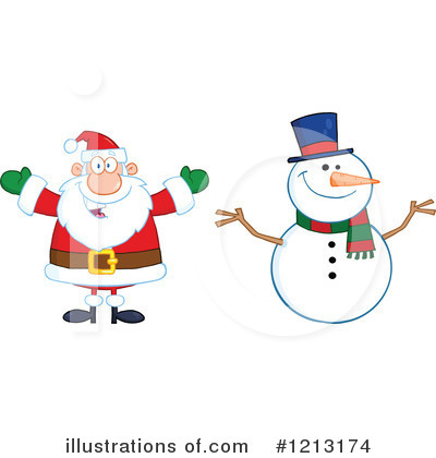 Royalty-Free (RF) Christmas Clipart Illustration by Hit Toon - Stock Sample #1213174