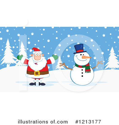 Royalty-Free (RF) Christmas Clipart Illustration by Hit Toon - Stock Sample #1213177