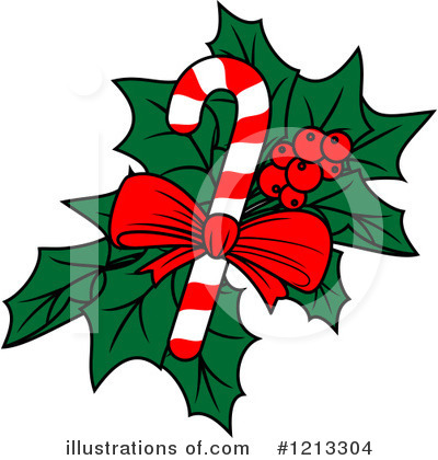 Candy Cane Clipart #1213304 by Vector Tradition SM