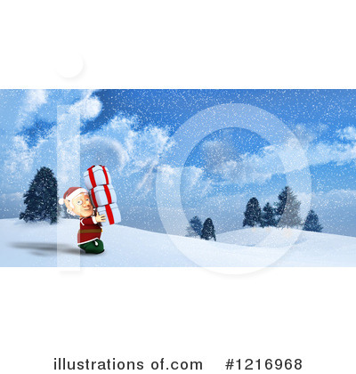 Royalty-Free (RF) Christmas Clipart Illustration by KJ Pargeter - Stock Sample #1216968