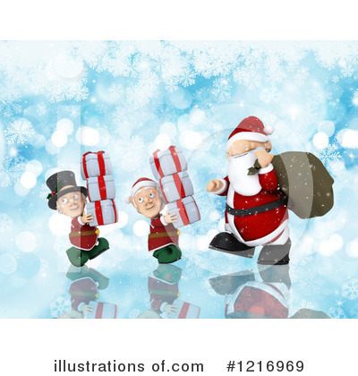 Royalty-Free (RF) Christmas Clipart Illustration by KJ Pargeter - Stock Sample #1216969