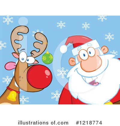 Royalty-Free (RF) Christmas Clipart Illustration by Hit Toon - Stock Sample #1218774
