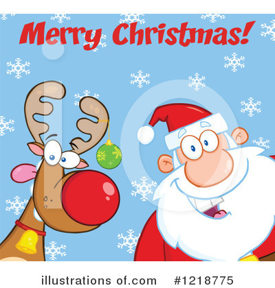 Royalty-Free (RF) Christmas Clipart Illustration by Hit Toon - Stock Sample #1218775
