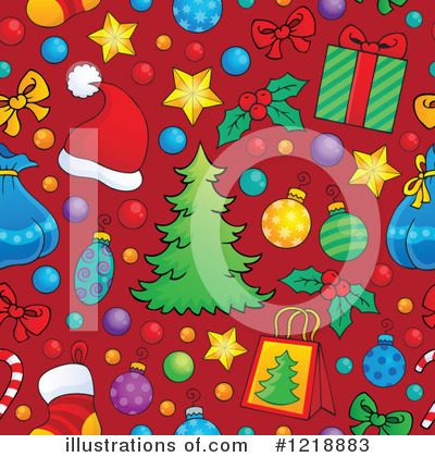 Christmas Pattern Clipart #1218883 by visekart