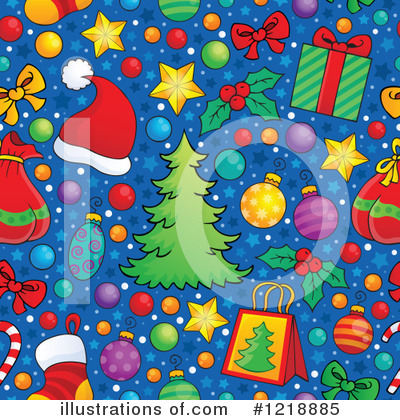 Christmas Pattern Clipart #1218885 by visekart