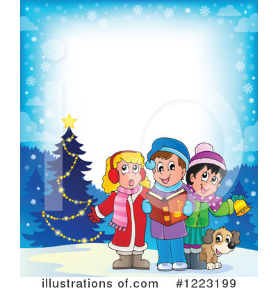 Royalty-Free (RF) Christmas Clipart Illustration by visekart - Stock Sample #1223199