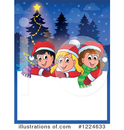Royalty-Free (RF) Christmas Clipart Illustration by visekart - Stock Sample #1224633