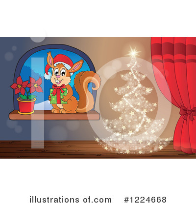 Royalty-Free (RF) Christmas Clipart Illustration by visekart - Stock Sample #1224668