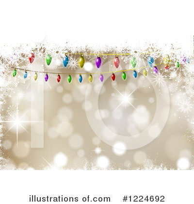 Christmas Lights Clipart #1224692 by KJ Pargeter