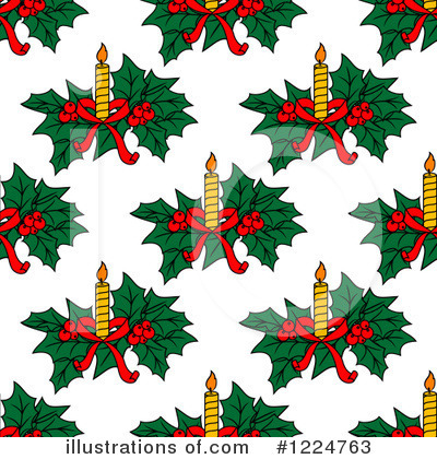 Christmas Candle Clipart #1224763 by Vector Tradition SM