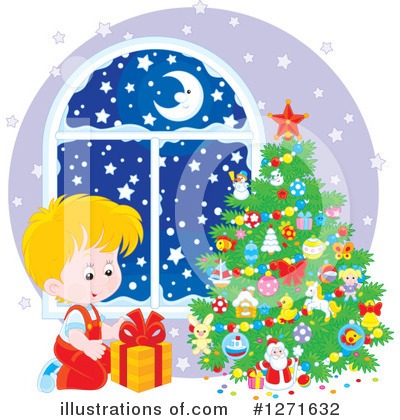 Royalty-Free (RF) Christmas Clipart Illustration by Alex Bannykh - Stock Sample #1271632