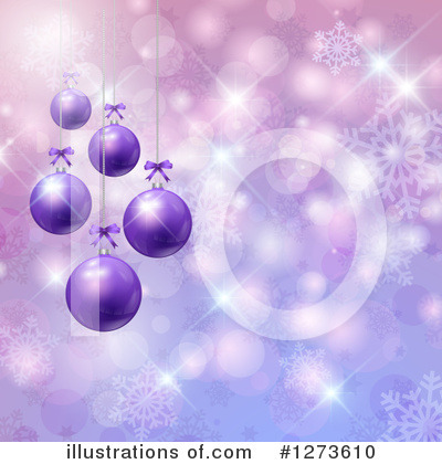 Christmas Bulbs Clipart #1273610 by KJ Pargeter