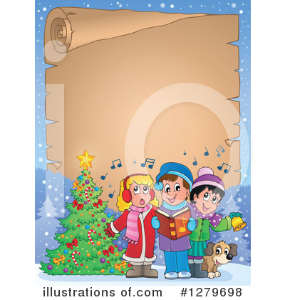 Christmas Carols Clipart #1279698 by visekart