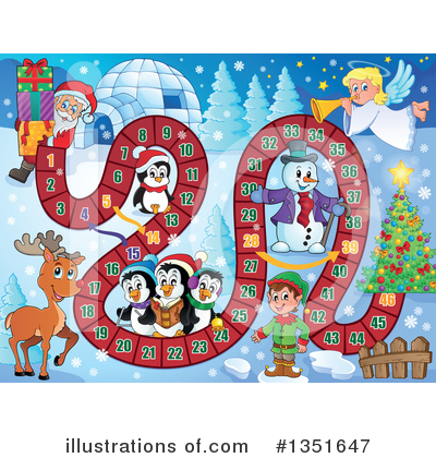 Royalty-Free (RF) Christmas Clipart Illustration by visekart - Stock Sample #1351647