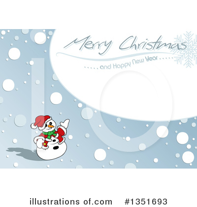 Christmas Greeting Clipart #1351693 by dero