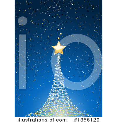 Christmas Trees Clipart #1356120 by elaineitalia