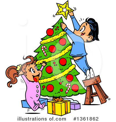 Christmas Clipart #1361862 by Clip Art Mascots