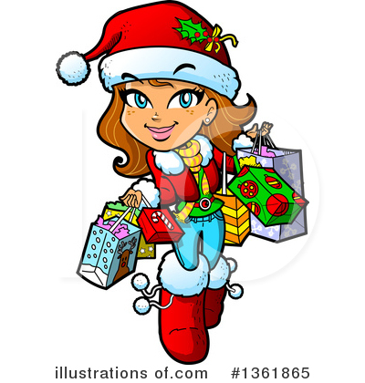 Shopping Clipart #1361865 by Clip Art Mascots